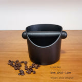 2pcs Set Coffee Knock Box Shock-Absorbent Espresso Box For Barista Coffee Grind Anti-slip Espresso Dump Bin Grind Waste Bin
