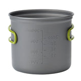 1pc Portable Cookware Outdoor Camping Cookware Pot Set Portable 1-2 Person Picnic Kitchenware, With 1pc Spoon