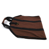 1pc, Firewood Carrier Wax Canvas Handbag - Firewood Log Carrier Heavy Duty Handbag Extra Large - Firewood Wax Canvas Wooden Carrier With Handle - Firewood Rack Indoor Fireplace Log Bag 97.79*45.97 Cm