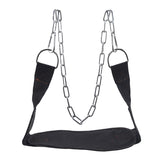 1pc Fitness Belt, Weight Lifting Waist Band, Sports Accessories, Durable Cloth Belt + Iron Chain
