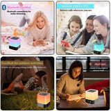 Portable Mini Pat Lamp Sound Low Bass BT Speaker Sound Box Bluetooth Colorful Speaker Small Hifi Card Insertion