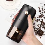 1pc, Electric Coffee Grinder, One Button To Start Grinding, Automatic Power Off After Grinding, Three-section Design