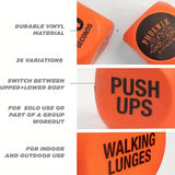 2pcs Fitness Dice, Fun Workout Device, Fitness Decision Dice For Training Routines Switching Up And Exercise