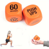 2pcs Fitness Dice, Fun Workout Device, Fitness Decision Dice For Training Routines Switching Up And Exercise