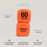 2pcs Fitness Dice, Fun Workout Device, Fitness Decision Dice For Training Routines Switching Up And Exercise