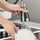 1pc, Kitchen Faucet Sprayer 3 Function Kitchen Sink Pull Down Faucet Pull Out Spray Nozzle Replacement Part Sprayer Head Tap Spray Spout Part