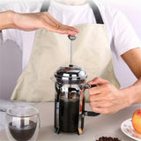 1pc, Coffee Maker French Press Filter Tea Brewer Coffeeware Teaware Simple Pressure Glass Pot