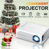 M200 Ultra HD Projector Portable Wireless Projection Screen Mobile Phone Wifi Home Theater Voice Projector