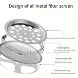 1pc Stainless Steel Hand Brewing Pressing Pot, French Coffee Pot Tea Brewer Semi-enclosed Geometric Design Home Decor Room