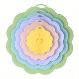5pcs, Lid, Reusable Durable Food Storage Lids For Bowls, Silicone Lid Cover, Dishwasher And Refrigerator Safe Storage