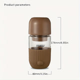 1pc, Electric Coffee Grinder, Automatic Grinding Integrated Mini Coffee And Juice Machine, Mini Portable Coffee Grinder