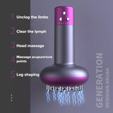 Multifunctional EMS Body Vibration Massage Machine Hot Compress Massage Brush Body Wireless Body Electric Massager