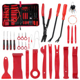 42PCS Auto Trim Kit - Clip Pliers, Fastener Remover, Pry Tool for Car Audio Dash Panel Removal & Installation with Bag