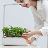 Smart Automatic Hydroponics Growing System Soilless Cultivation Of Small Flower Pots with 21 Led Grow Light for Home Kitchen