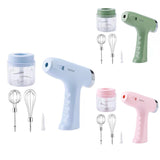 Electric Milk Garlic Chopper Masher Whisk Egg Beater Mixer Kitchen Handheld Automatic Frother Foamer