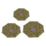 Sunshade Trampoe Top Cover Rainprooccessories Waterproof Sturdy Awning for Outdoor Backyard Playground