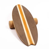 Wooden Balance Board With Bandage Surf Yoga Twisting Fitness Core Workout For Abdominal Waist Leg Muscle Roller