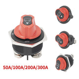 DaierTek 50A 100A 200A 300A 12V Car Battery Disconnect Cut Off Isolator Switch For RV Motorcycle Truck
