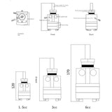 Quantitative Pump Spray Painting Delivery Hydraulic Gear Pump, Paint Metering Corrosive Soent
