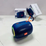 Wireless Bluetooth Speaker Cloth Carries Lights, Stereos, and A Subwoofer Small Steel Cannon Card Inserted Support