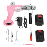 Rug Tufting Gun Set 2 in 1 Multifunctional Cordless Electric Rug Gun Machine Kit 100240V UK Plug