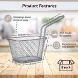 French Fries Baskets, Kitchen Tools Mini Fry Baskets Fry Baskets Fry Baskets Fry Baskets Snack Baskets Grill Baskets Fry Baskets 8pcs (small Fry Baske