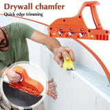 ABS Plasterboard Chamfering Wood Edges Trimming Tool Tilt Angle Ceiling Decorative Planer with Stainless Steel Blade
