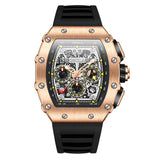 Luxury Watch Men ONOLA Fashion Unique Design Multi-functional Automatic Mechanical Watches Men's Tape Waterproof Wristwatch