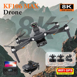 KF106 MAX HD Camera Drone Aerial Photography Foldable RC Quadcopter Professional FPV Brushless GPS 3-Axis Anti-Shake Gimbal Dron
