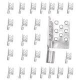 80Pcs Carbon Thermal Connector, Warm Copper Plated Sier Clip Accessories, Floor Heating Film Clamp