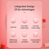 Invisible Wearable Portable Silent Hands Free Electric Breast Pump Puller Comfort Milk Collector BPA-free