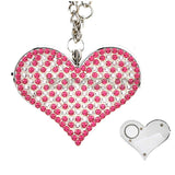 130DB Personal Heart Shape Self Defense Security Alarm Keychain Loud Sound Safety Alert For Woman Kids Elderly
