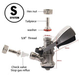 Stainless Steel Barrel Well Type S-Shaped Dispenser Draft Beer hine Accessories