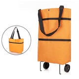 Folding Shopping Carts Reusable Shopping Bags with Wheels