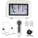 NEW 50X/200X HD Digital Microscope Hair Follicle Detector Scalp Diagnostic Machine 5 Inch Rechargeable LCD Skin Analysis Scanner