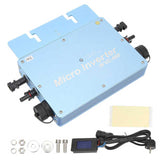 WVC 600W Solar Grid Tie Microinverter IP65 Waterproof Micro Inverter with Waterproof LCD Screen EU 230V