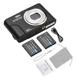 Andoer Digital Camera 48MP 1080P 2.4-inch IPS Screen 16X Zoom Auto Focus Self-Timer Anti-shaking with 2pcs Batteries Hand Strap