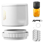 Electric Cordless Jar Sealer - Vacuum Sealer Kit for Wide-Mouth and Regular-Mouth Jars, Ideal for Fermentation