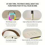 Bluetooth K12 Karaoke hine Portable 5.3 PA Speaker System with Single Dual Wireless Mic Home Family Singing Children's Gifts