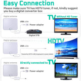 High Definition Indoor/Outdoor HDTV Digital TV Antenna Private Model
