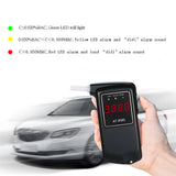 Professional Breathalyzer Portable Digital Breath Meter with 10pcs Mouthpieces Alcohol Tester