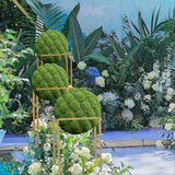 3pcs Artificial Plant Topiary Ball Support Cage Plastic Plant Faux Ball Frame Rack Flower Shelf Holder For Garden Backyard Props