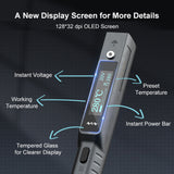 Intelligent Station Soldering Iron Two Power Supplying Mode 50-400 ℃ Temperature Regulation Dynamic Detection DC9-24V