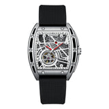 2022 GUANQIN Luxury Fashion Sapphire Mechanical Automatic Watch Men's Watch Stainless Steel Hollow Tourbillon Men's Accessories