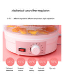 Household Mini Food Dehydrator, Dried Fruit, Vegetables, Herb, Meat, Dehydrated, 5 Trays Snacks, Air Dryer, EU, US