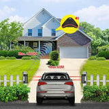 NEW Solar Wireless Driveway Alarm System 400M Long Transmission 190 Feet Wide Sensor Range Waterproof No Need Replace
