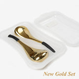 Luxury Rose Gold Cryo Sticks Stainless Steel Facial Ice Globes Cooling Massage Spa Globes For Beauty Health Eye Skin Care Tools