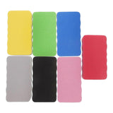 7pcs Reusable Whiteboard Wipes Whiteboard Cleaning Tools Classroom Whiteboard Erasers White Board Erasers Small Whiteboard Erasers Dry Erasers