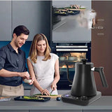 220V 110V 1200W 0.9L Gooseneck pour over coffee with temperature control water tea kettle