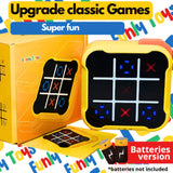 Tic-Tac-Toe Children's Electronic Toys Set Games Chess Board Game Family For Indoor Party